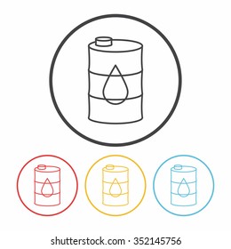 gasoline line icon