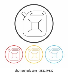 gasoline line icon