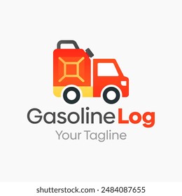 Gasoline Logistic Logo Vector Template Design. Good for Business, Startup, Agency, and Organization