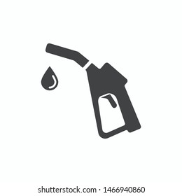 Gasoline nozzle icon for graphic and web design