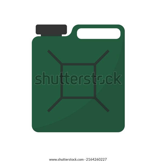 Gasoline or oil,\
diesel, benzin fuel canister vector cartoon icon. Petrol can gallon\
gas tank fuel\
container