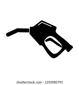 Gasoline Pistol Pump Icon.Fuel Nozzle Vector Sign.