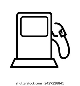 Gasoline pump gas station icon vector design illustration