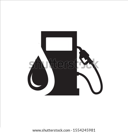 gasoline pump gas station icon vector design symbol
