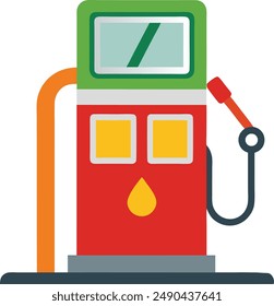 Gasoline pump icon, gas station sign, vector fuel sign vector illustration
