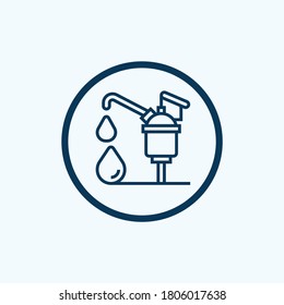 Icono de la bomba de gasolina. Ilustración simple del icono vectorial de la bomba de gasolina para la web
