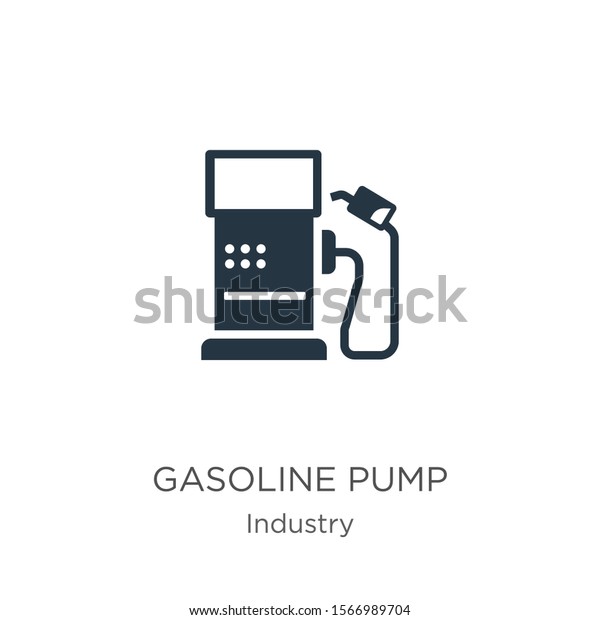 Gasoline pump icon vector. Trendy flat gasoline\
pump icon from industry collection isolated on white background.\
Vector illustration can be used for web and mobile graphic design,\
logo, eps10