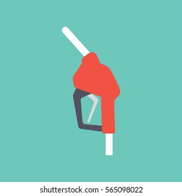 Gasoline pump nozzle sign
