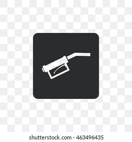 Gasoline pump nozzle sign.Gas station icon.