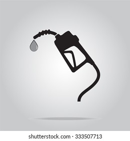 Gasoline pump symbol, vector illustration