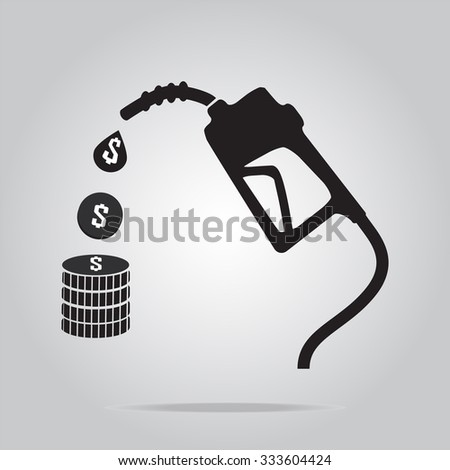 Gasoline pump symbol, vector illustration