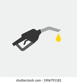 gasoline pump vector icon filling station