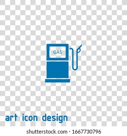 icono del vector de la bomba de gasolina sobre fondo blanco
