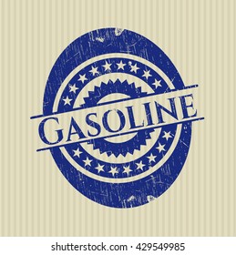 Gasoline rubber seal with grunge texture