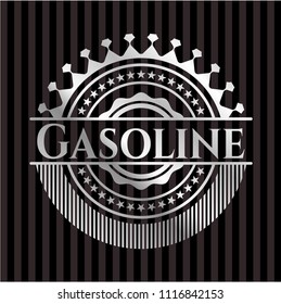 Gasoline silver emblem