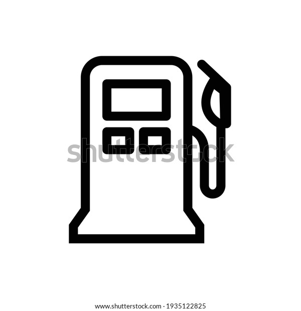Gasoline station icon, eps 10\
format