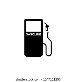 Gasoline Station Icon Vector Template.