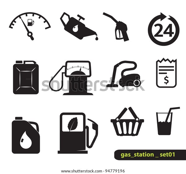 Gasoline station\
icons