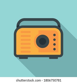 Gasoline tool icon. Flat illustration of gasoline tool vector icon for web design