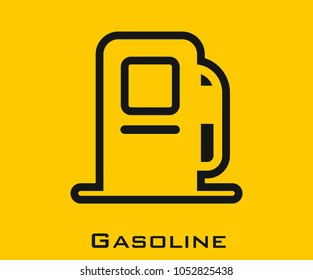Gasoline vector icon