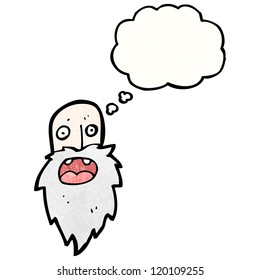 gasping old man cartoon