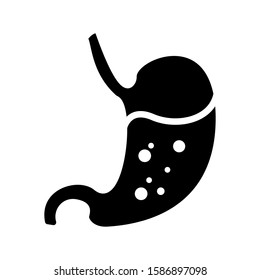 Gastric icon vector in simple design template