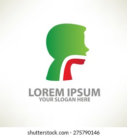 Gastroenterology design logo template,clean vector