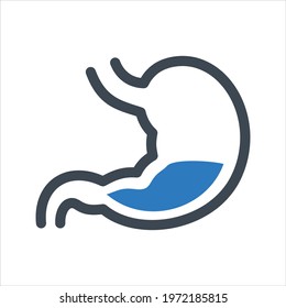 Gastroenterology icon, vector and glyph