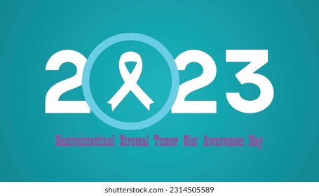 Gastrointestinal Stromal Tumor GIST awareness day is observed every year in July 13.banner design template Vector illustration background design.
