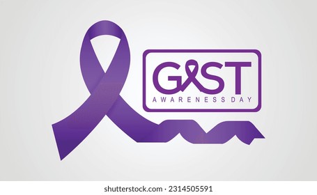 Gastrointestinal Stromal Tumor GIST awareness day is observed every year in July 13.banner design template Vector illustration background design.