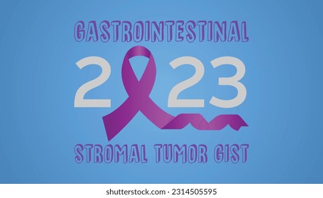 Gastrointestinal Stromal Tumor GIST awareness day is observed every year in July 13.banner design template Vector illustration background design.