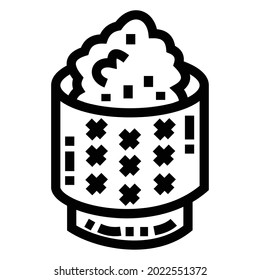 gastronomia flat icon vector illustration design