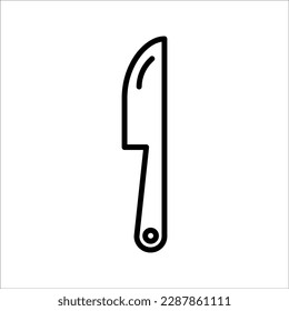 Dibujo gastronómico Icono de línea vectorial simple sobre fondo blanco