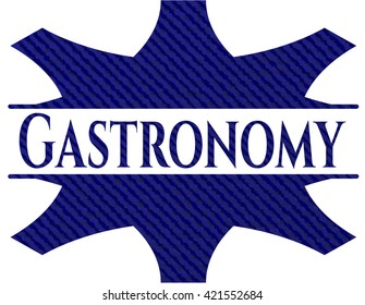 Fondo de jean gastronómico