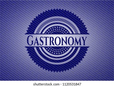 Gastronomy with jean texture