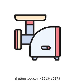 Gastronomy Meat Grinder Icon Vector Illustration