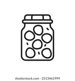 Ilustração do vetor do ícone do contorno de Gastronomia