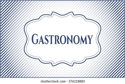 Gastronomy poster or banner