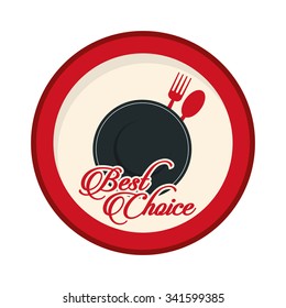 Gastronomy and restaurant graphic design, vector illustration eps10 