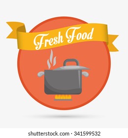 Gastronomy and restaurant graphic design, vector illustration eps10 