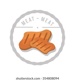 Gastronomy and restaurant menu graphic design, vector illustration eps10