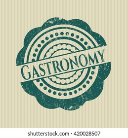 Estampilla de goma gastronómica