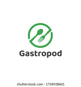 Gastropod Logo Vector and Food