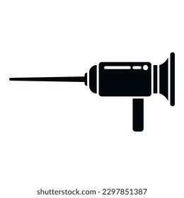 Gastroskopie Symbol einfache Vektorgrafik. Medizinisches Endoskop. Medizinische Chirurgie