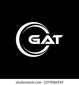 GAT Logo Design, Inspiration for a Unique Identity. Modern Elegance and Creative Design. Watermark Your Success with the Striking this Logo.