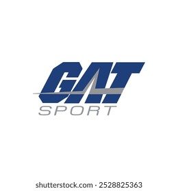 GAT Sport Logo, Sports Brand, Fitness Symbol, Athletic Apparel, Workout Gear, Gym Equipment