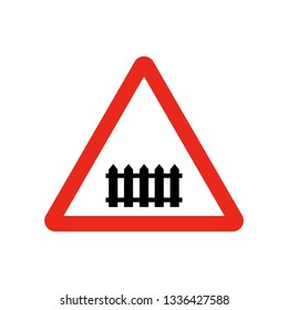 Level Crossing With Barrier Or Gate Ahead Images Stock Photos Vectors Shutterstock