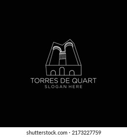 plantilla de icono de diseño de logotipo de construcción de puertas