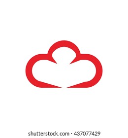 gate cloud logo vector