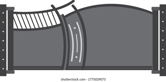 Gate design for home compound exterior